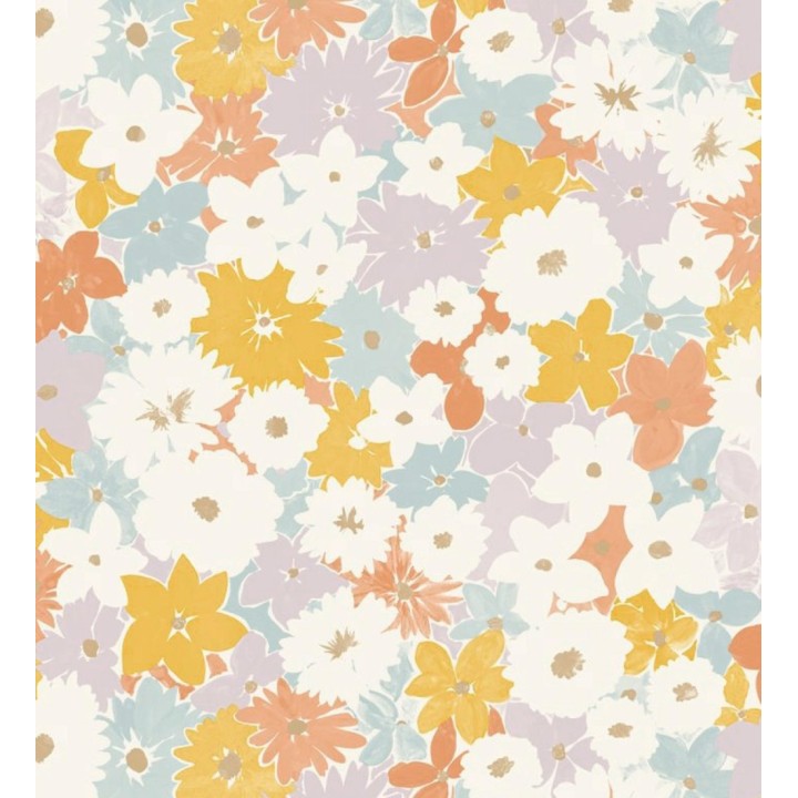 Papel pintado infantil de flores - Mia Flora 682634