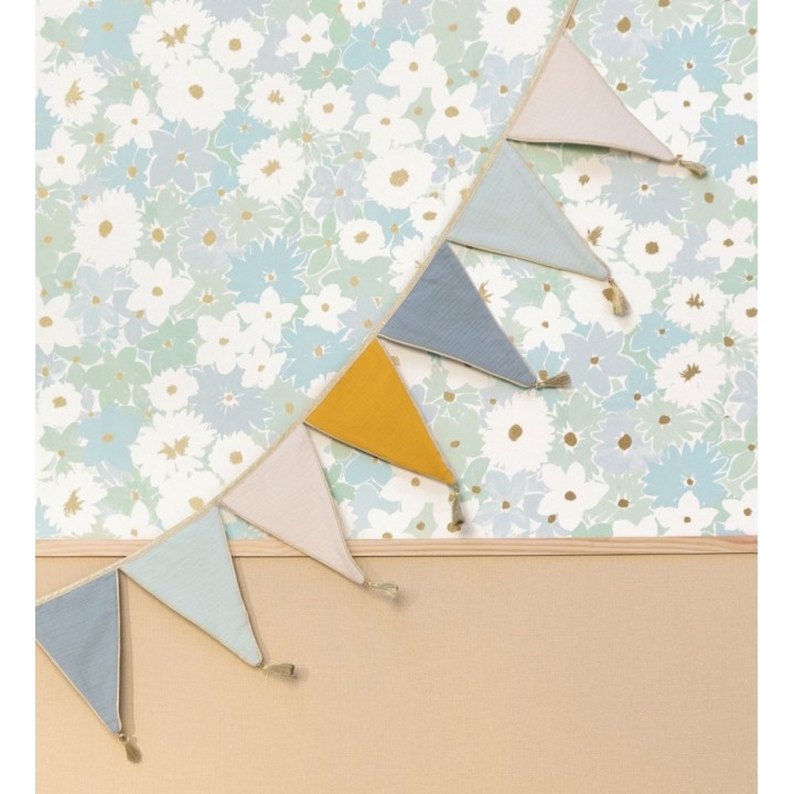 Papel pintado infantil de flores - Mia Flora 682635