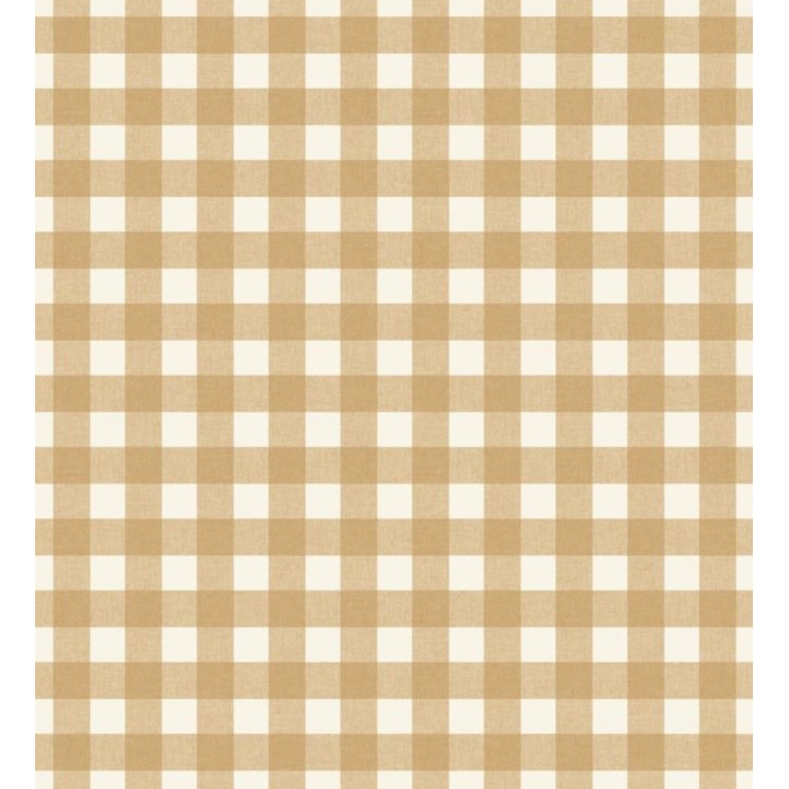 Papel pintado de cuadros vichy tonos marrones - Marie Vichy 682636