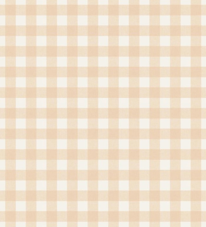 Papel pintado de cuadros vichy tonos salmón - Marie Vichy 682638