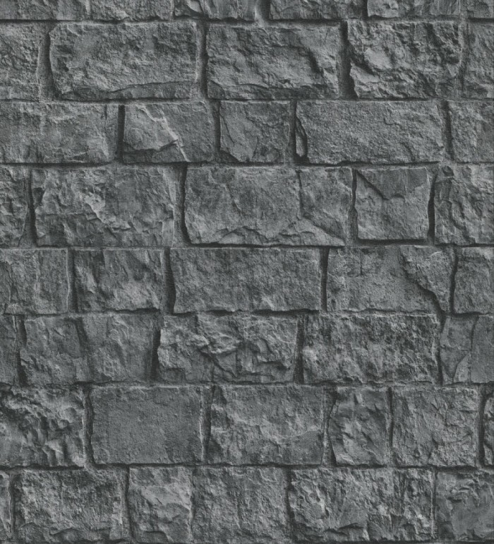 Papel pintado muro de ladrillos en piedra natural con textura - Zion Fortress 682654