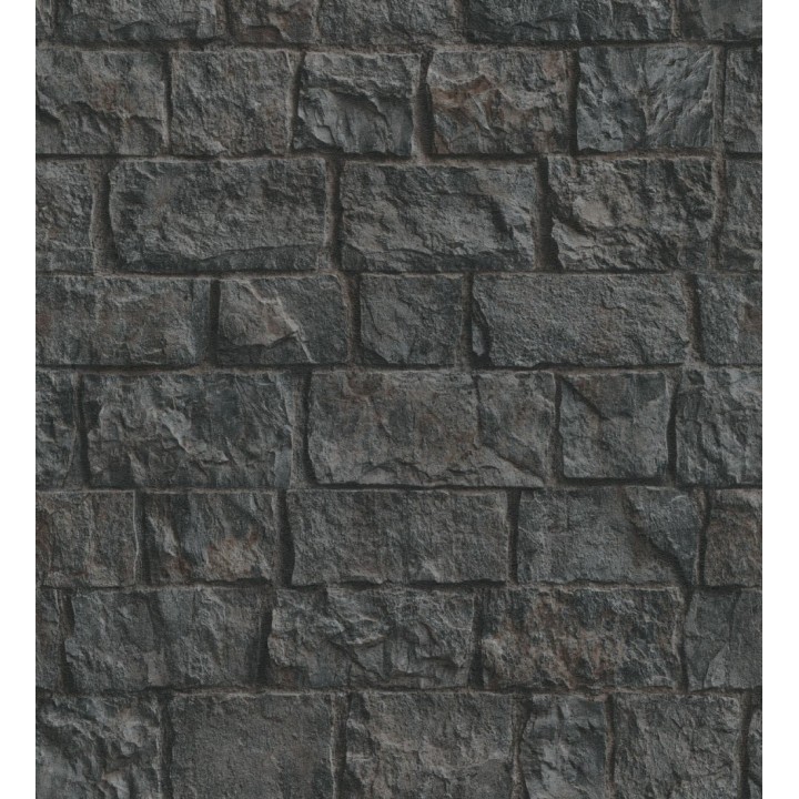 Papel pintado muro de ladrillos en piedra natural con textura - Zion Fortress 682655