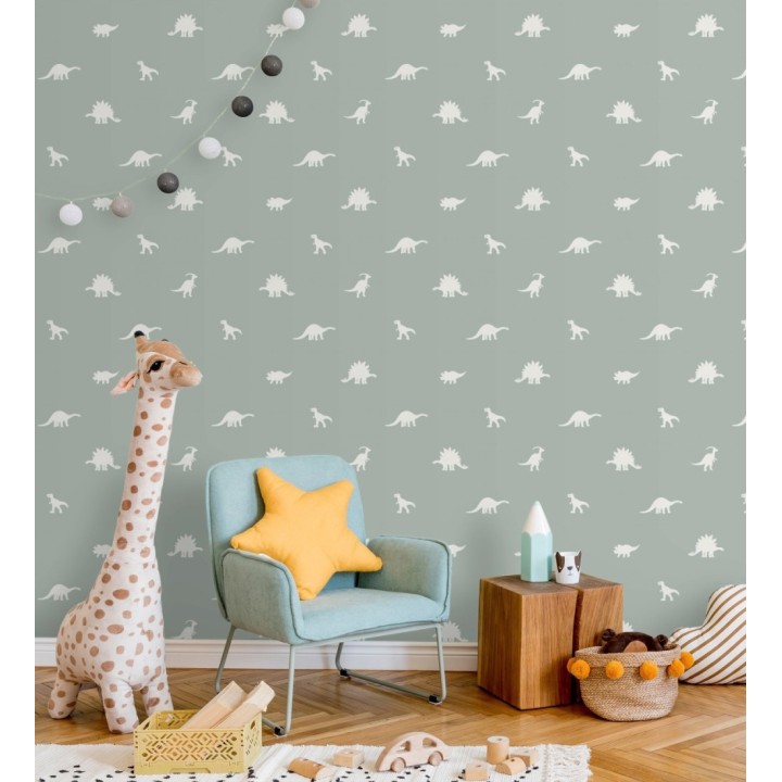 Papel pintado infantil de dinosaurios - Jurassic Joy 682665