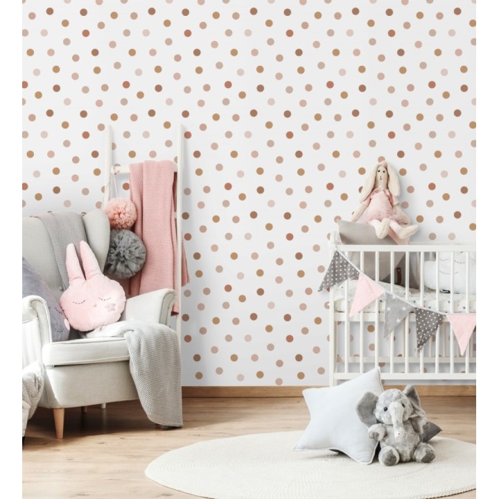 Papel pintado de lunares dispersos - Damica Dots 682668