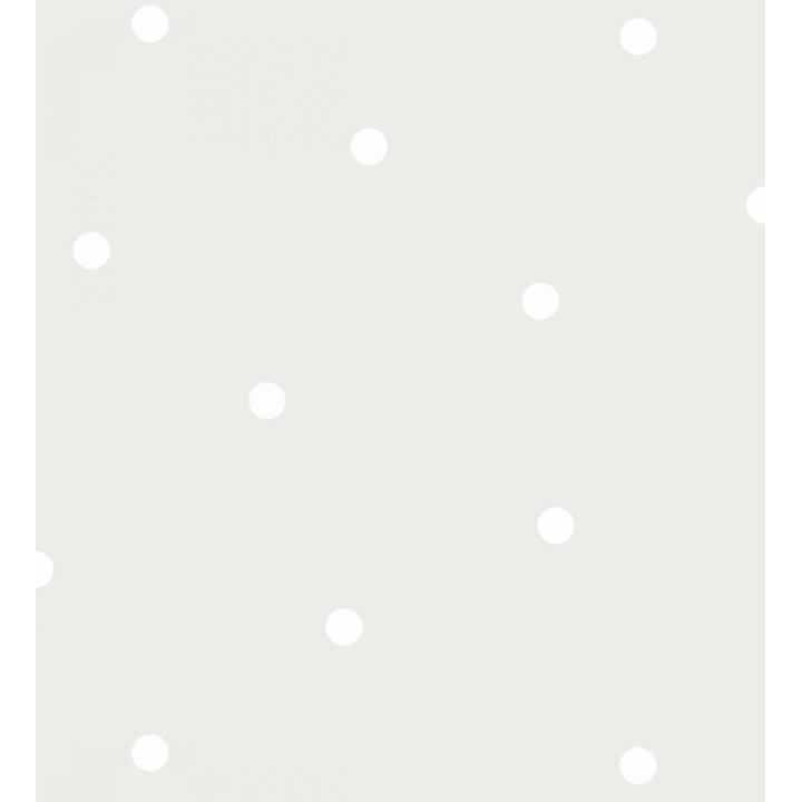 Papel pintado infantil de lunares topos blanco fondo gris - Diago 682675