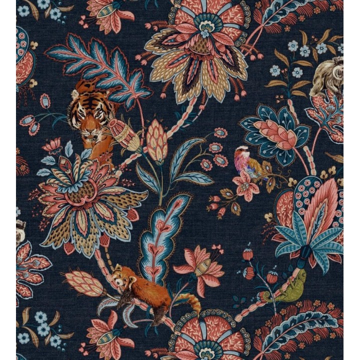 Papel pintado de plantas y animales de diseño hindú estilo étnico - Jaipur Opulence 682679
