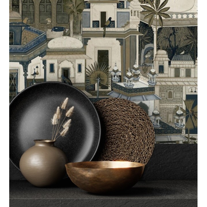 Papel pintado de edificios de la India habitados por animales exóticos - Mysore Animals 682684