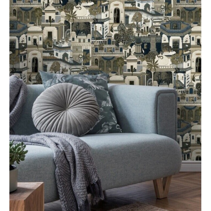 Papel pintado de edificios de la India habitados por animales exóticos - Mysore Animals 682684