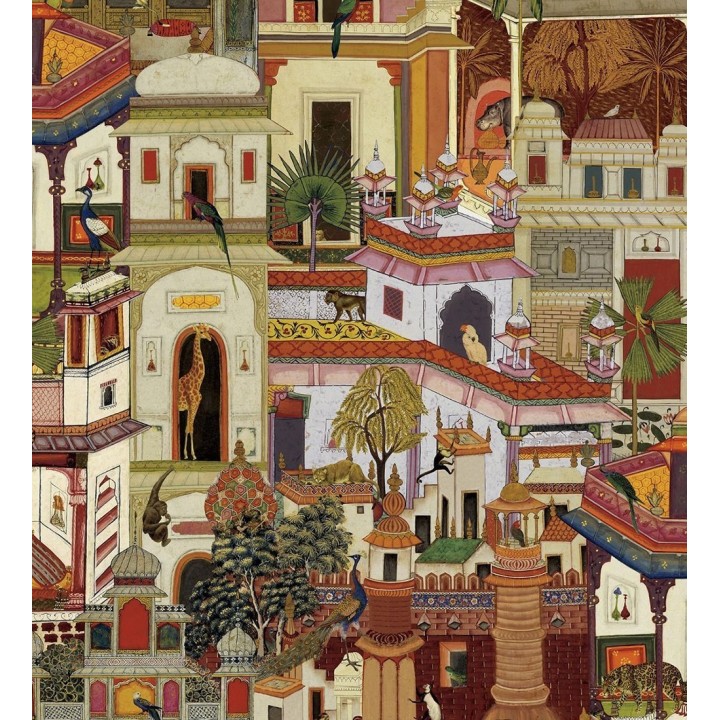 Papel pintado de edificios de la India habitados por animales exóticos - Mysore Animals 682685