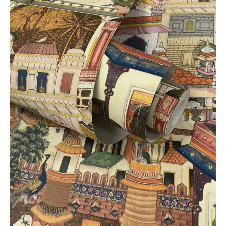 Papel pintado de edificios de la India habitados por animales exóticos - Mysore Animals 682685