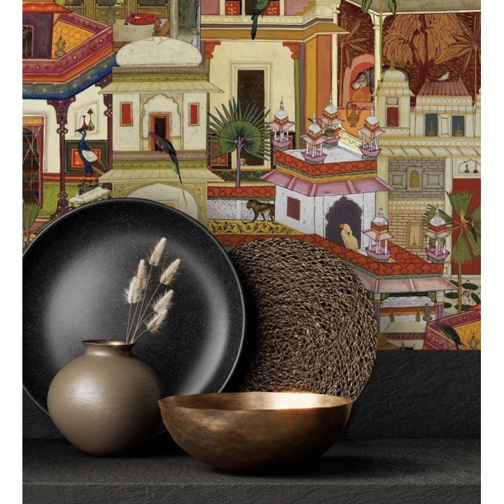 Papel pintado de edificios de la India habitados por animales exóticos - Mysore Animals 682685