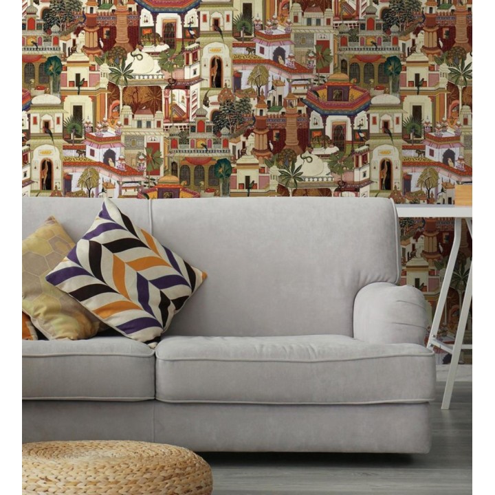 Papel pintado de edificios de la India habitados por animales exóticos - Mysore Animals 682685