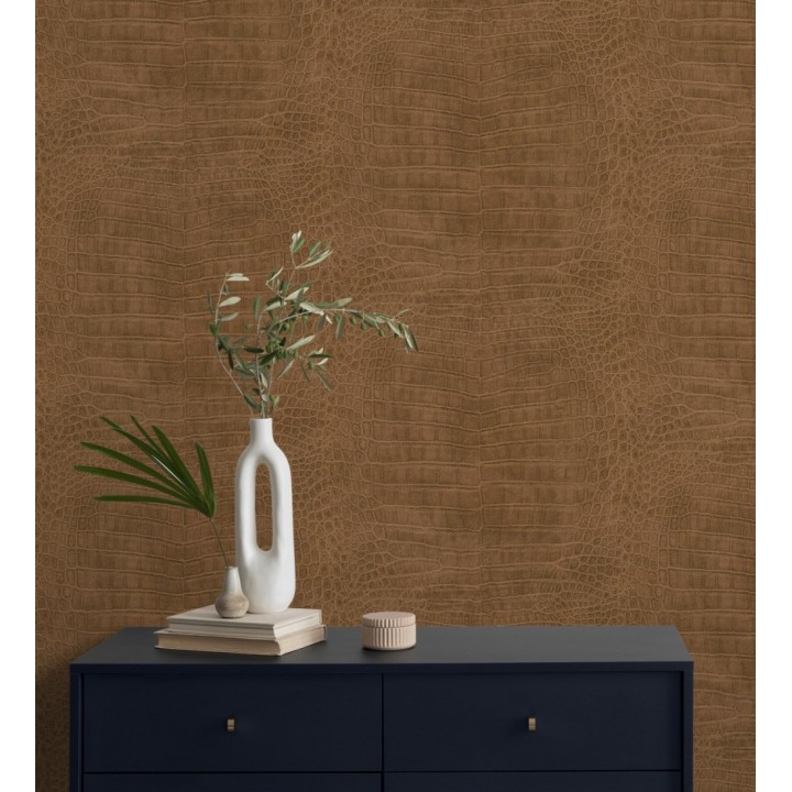 Papel pintado piel de cocodrilo caimán africano - Maseru 682691