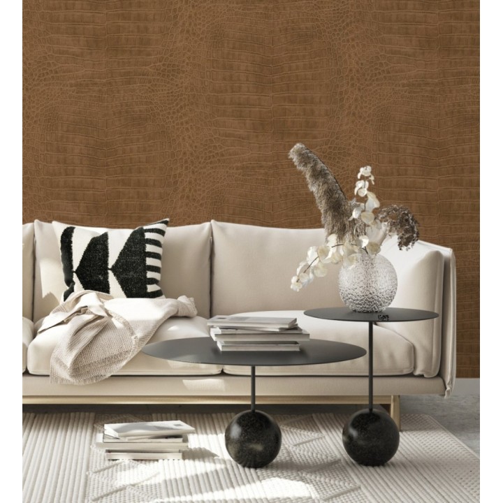 Papel pintado piel de cocodrilo caimán africano - Maseru 682691