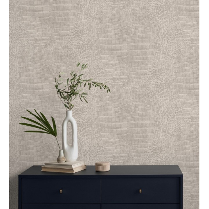Papel pintado piel de cocodrilo caimán africano - Maseru 682693