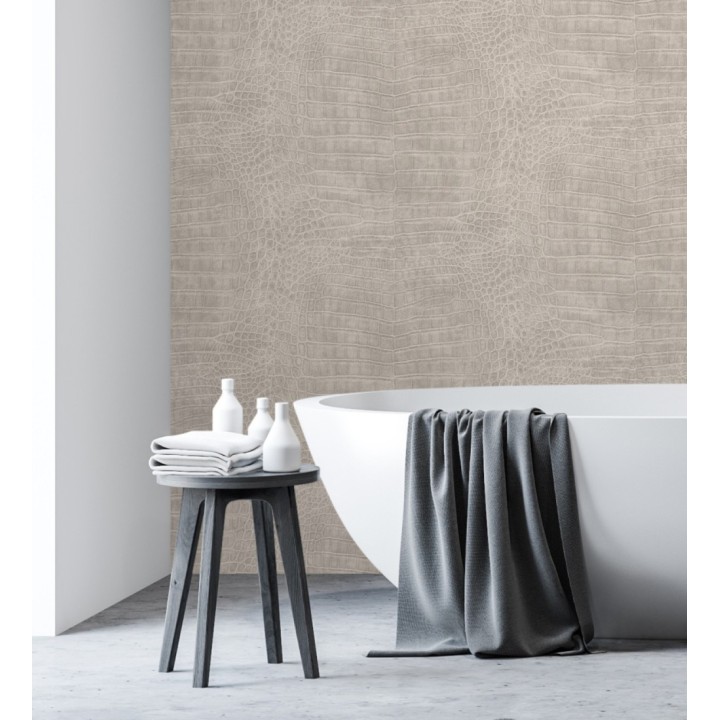 Papel pintado piel de cocodrilo caimán africano - Maseru 682693