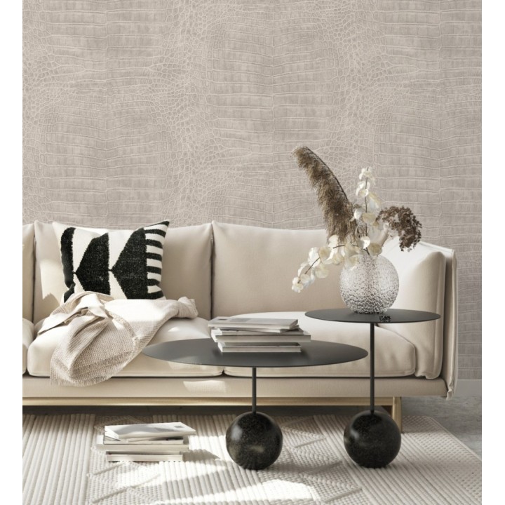 Papel pintado piel de cocodrilo caimán africano - Maseru 682693