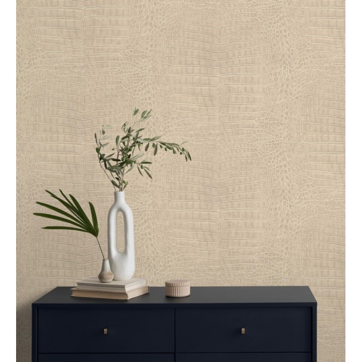 Papel pintado piel de cocodrilo caimán africano - Maseru 682694