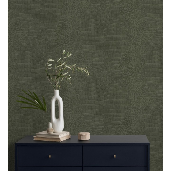 Papel pintado piel de cocodrilo caimán africano - Maseru 682695