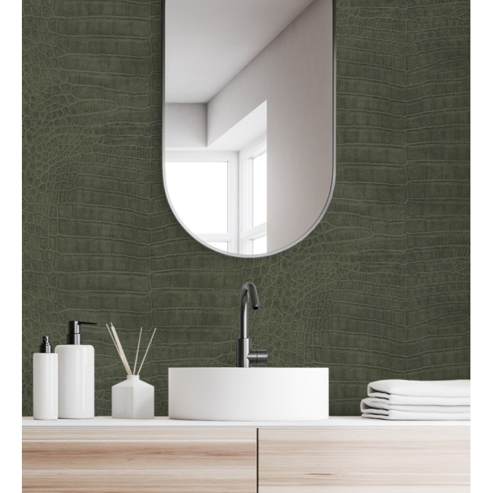 Papel pintado piel de cocodrilo caimán africano - Maseru 682695