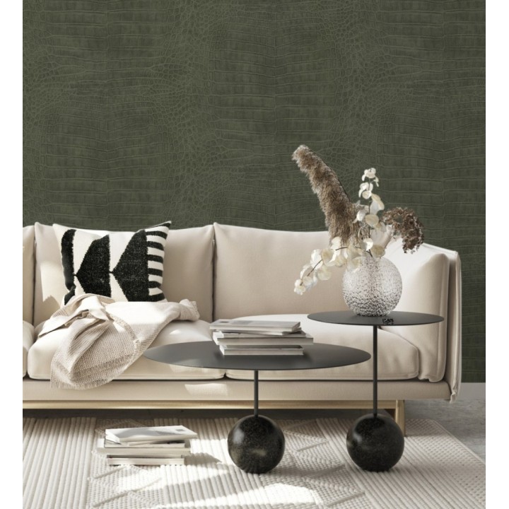 Papel pintado piel de cocodrilo caimán africano - Maseru 682695