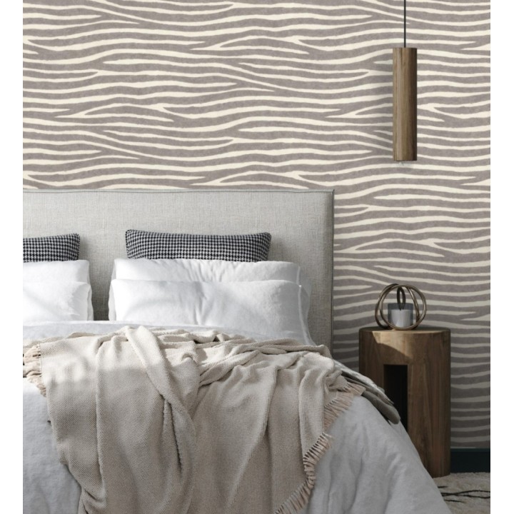 Papel pintado piel de zebra con textura - Nayobi 682698