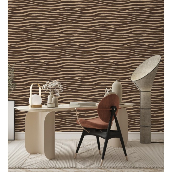 Papel pintado piel de zebra con textura - Nayobi 682699