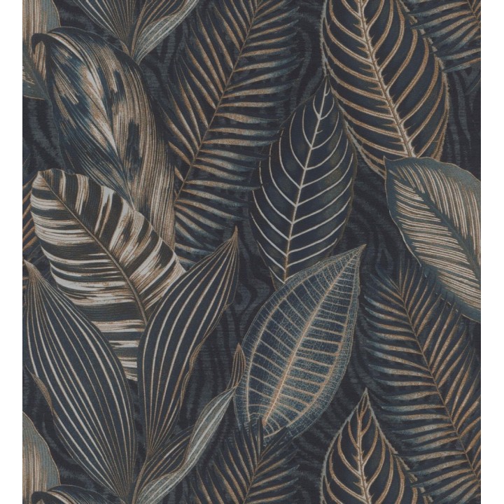 Papel pintado de hojas tropicales estilo africano - Inaya 682702
