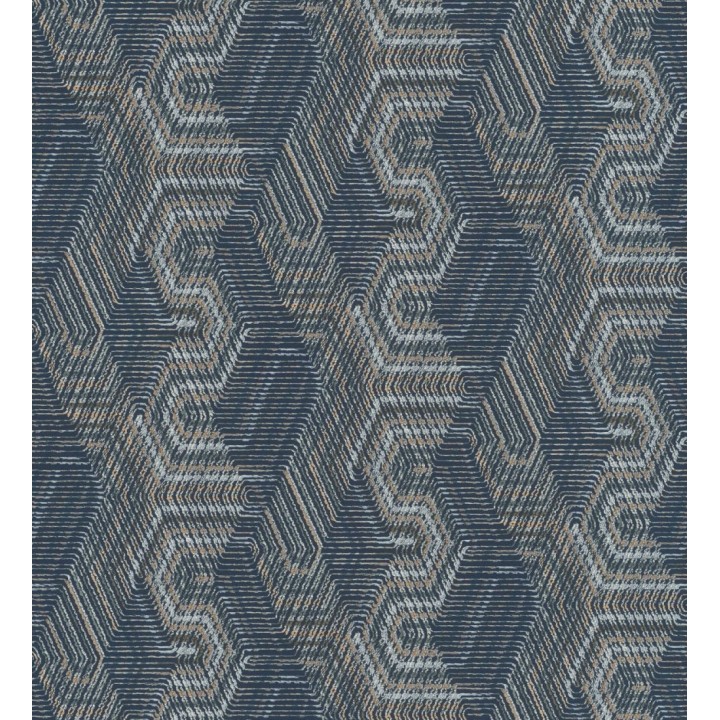 Papel pintado geométrico de tela africana - Maiba 682705