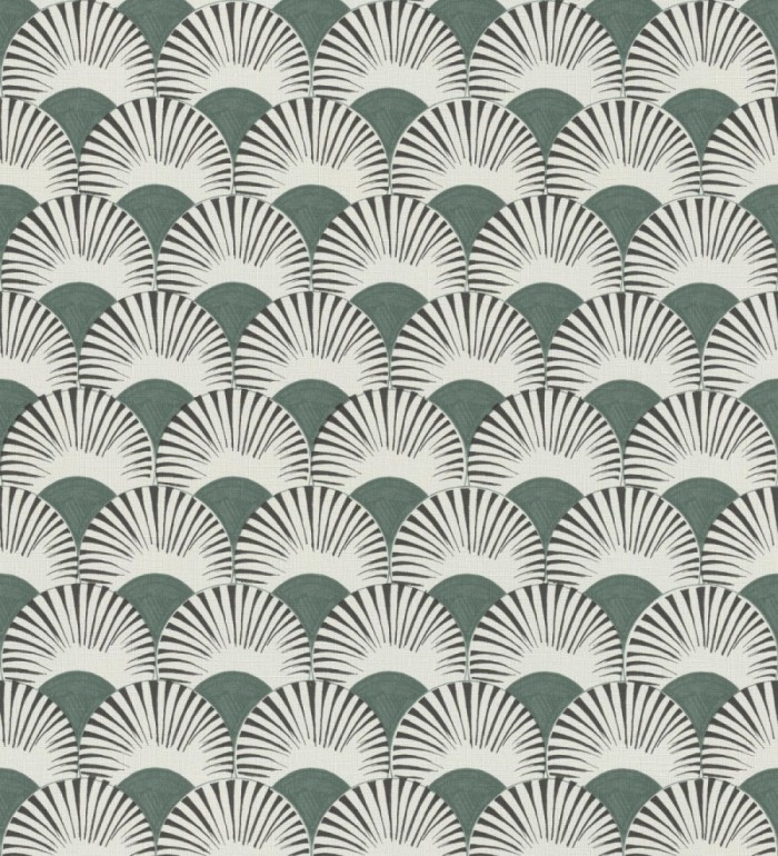 Papel pintado geométrico de abanicos japoneses - Mayuri Sensu 682708