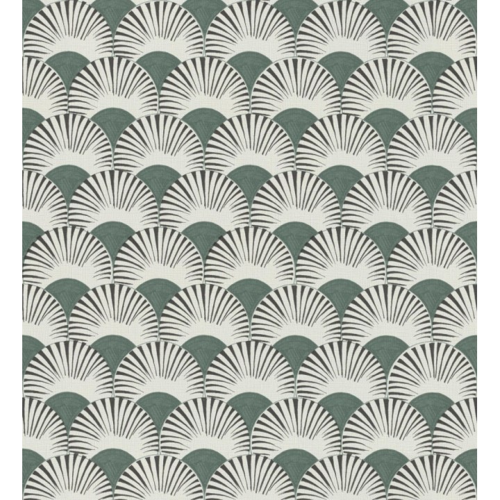 Papel pintado geométrico de abanicos japoneses - Mayuri Sensu 682708