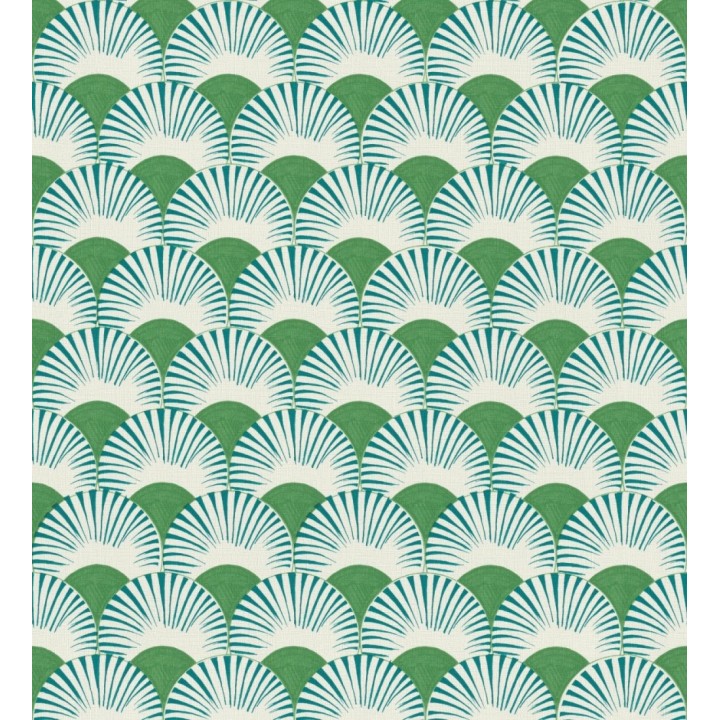Papel pintado geométrico de abanicos japoneses - Mayuri Sensu 682709