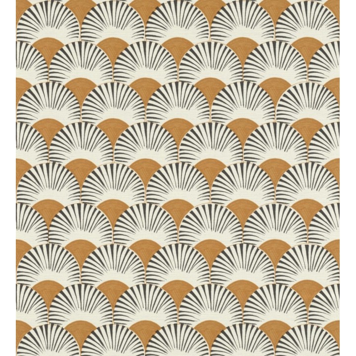 Papel pintado geométrico de abanicos japoneses - Mayuri Sensu 682711
