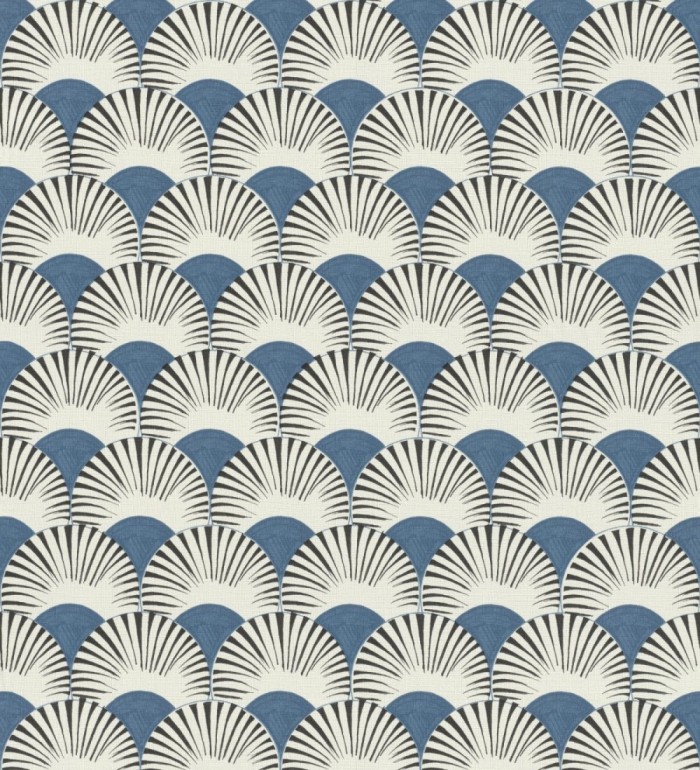 Papel pintado geométrico de abanicos japoneses - Mayuri Sensu 682712