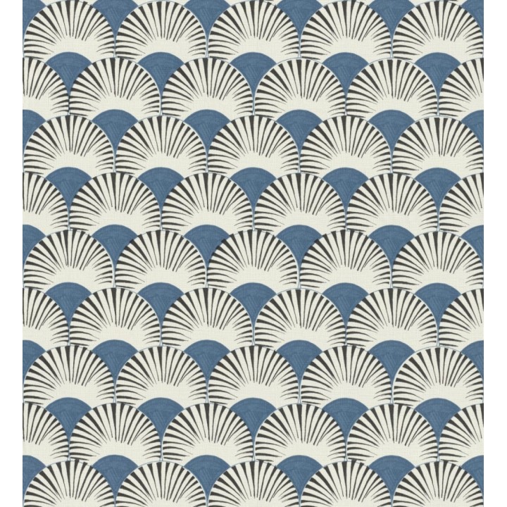 Papel pintado geométrico de abanicos japoneses - Mayuri Sensu 682712