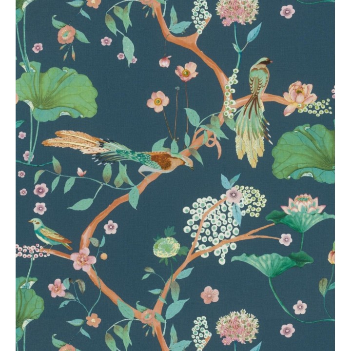Papel pintado de pájaros y flores estilo japonés - Ren Saku 682716