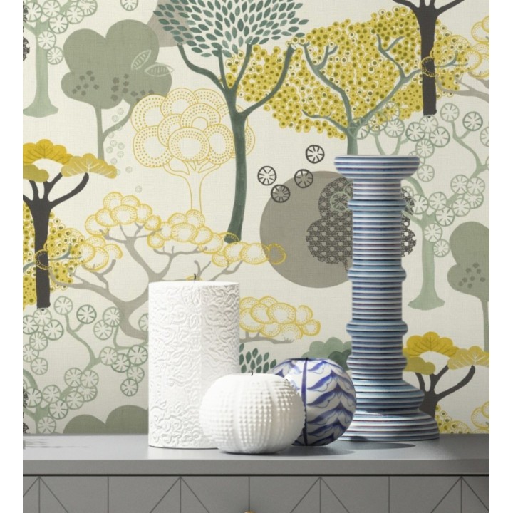 Papel pintado de diseño de árboles con estilo japonés - Naoki Mori 682720