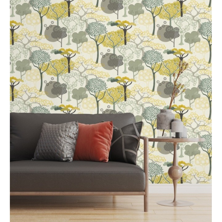 Papel pintado de diseño de árboles con estilo japonés - Naoki Mori 682720