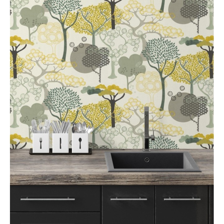 Papel pintado de diseño de árboles con estilo japonés - Naoki Mori 682720