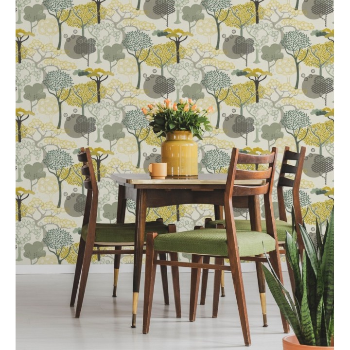 Papel pintado de diseño de árboles con estilo japonés - Naoki Mori 682720