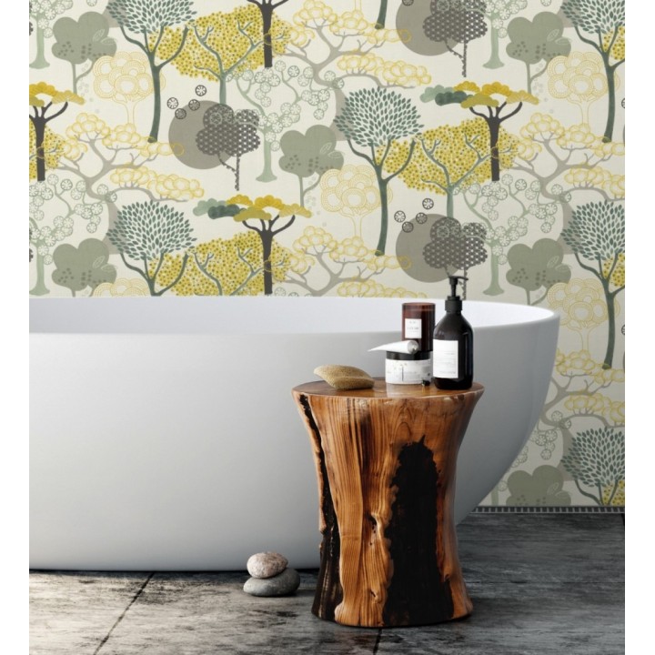 Papel pintado de diseño de árboles con estilo japonés - Naoki Mori 682720