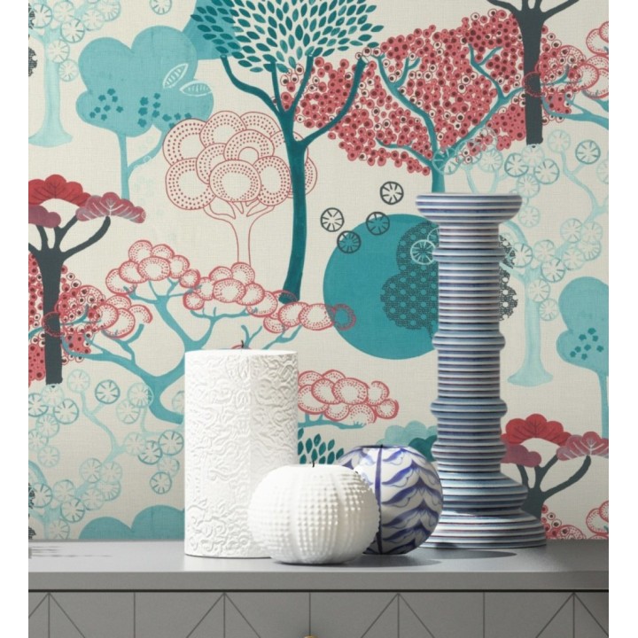 Papel pintado de diseño de árboles con estilo japonés - Naoki Mori 682721