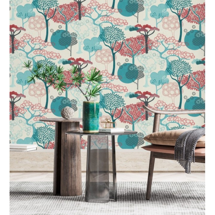 Papel pintado de diseño de árboles con estilo japonés - Naoki Mori 682721