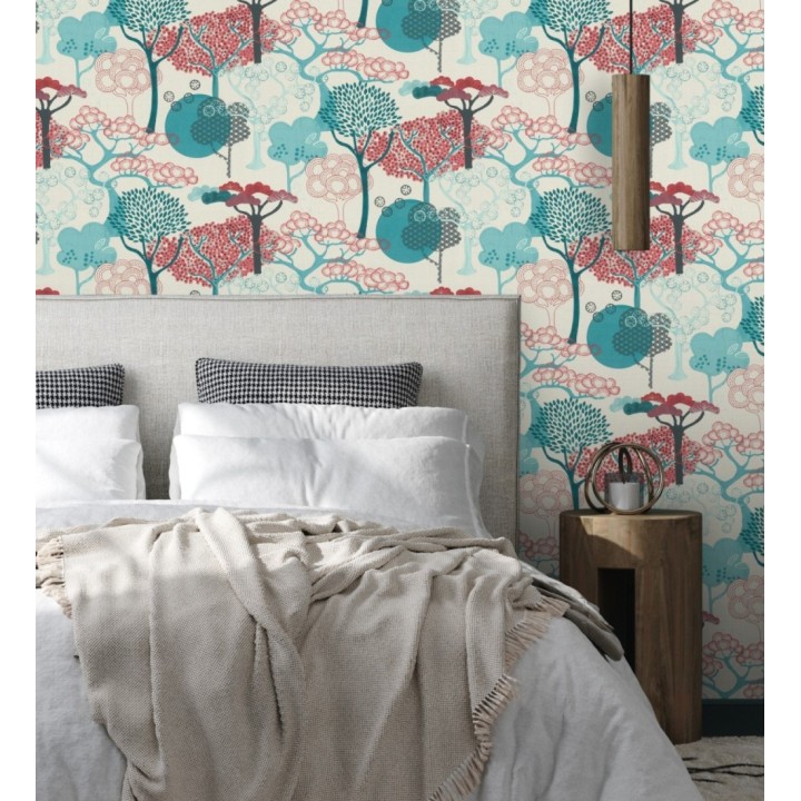 Papel pintado de diseño de árboles con estilo japonés - Naoki Mori 682721