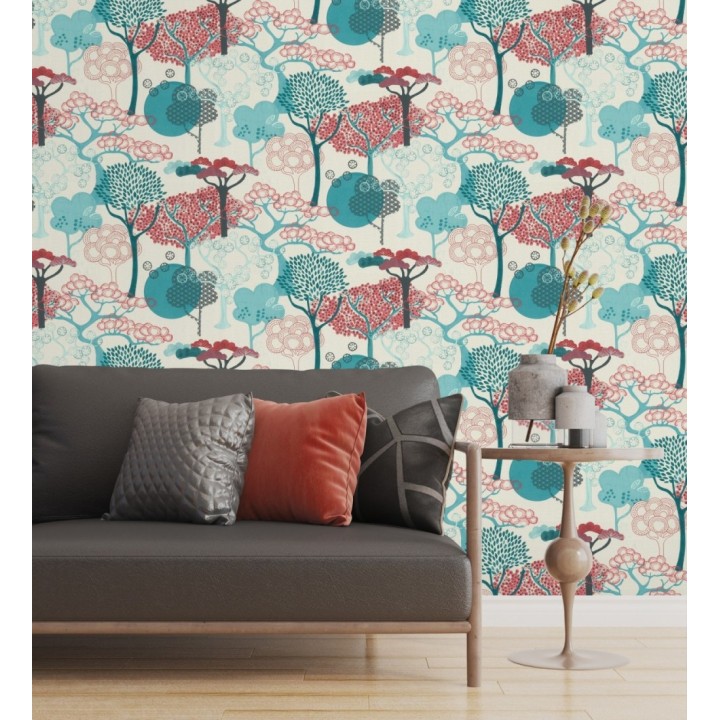 Papel pintado de diseño de árboles con estilo japonés - Naoki Mori 682721