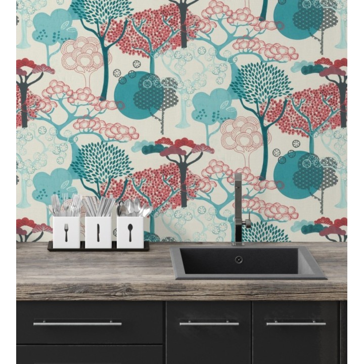 Papel pintado de diseño de árboles con estilo japonés - Naoki Mori 682721