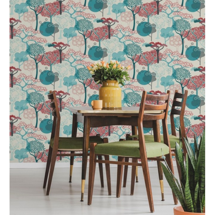 Papel pintado de diseño de árboles con estilo japonés - Naoki Mori 682721