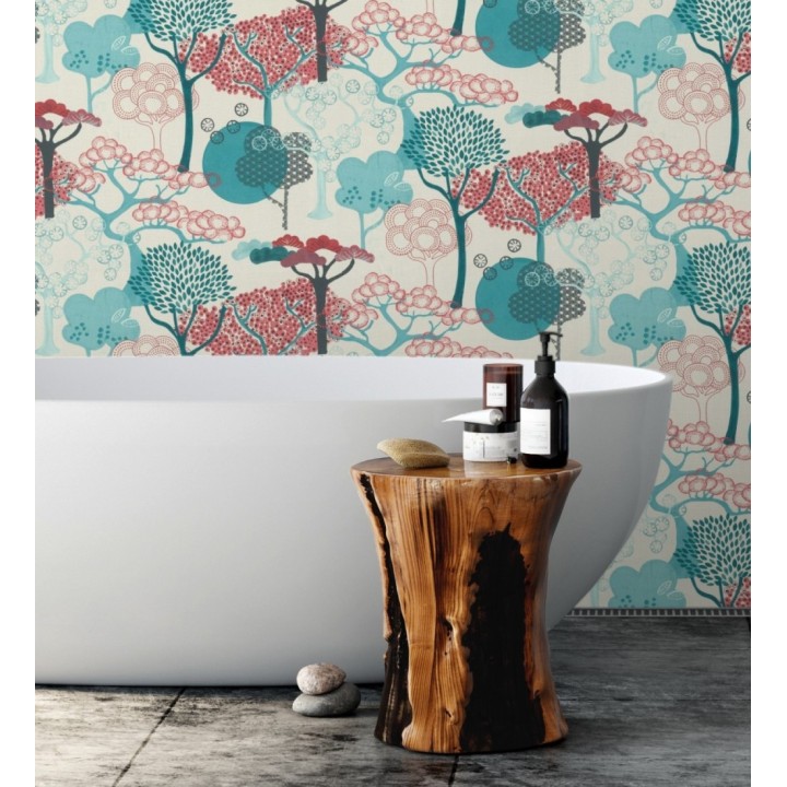 Papel pintado de diseño de árboles con estilo japonés - Naoki Mori 682721