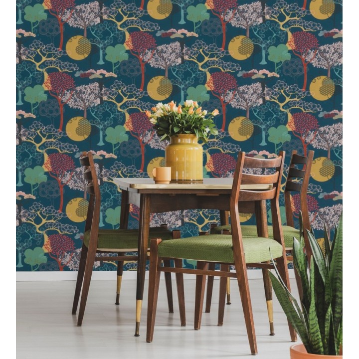 Papel pintado de diseño de árboles con estilo japonés - Naoki Mori 682722