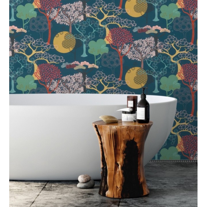 Papel pintado de diseño de árboles con estilo japonés - Naoki Mori 682722